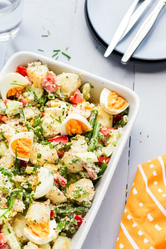 Low FODMAP Simple Potato And Egg Salad